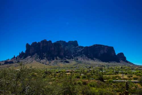Superstition Mountains Arizona Desert Wilderness