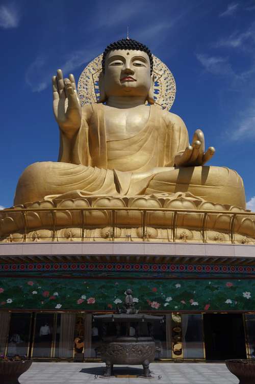 Temple Buddhist Buddha Meditation Buddhism Asia