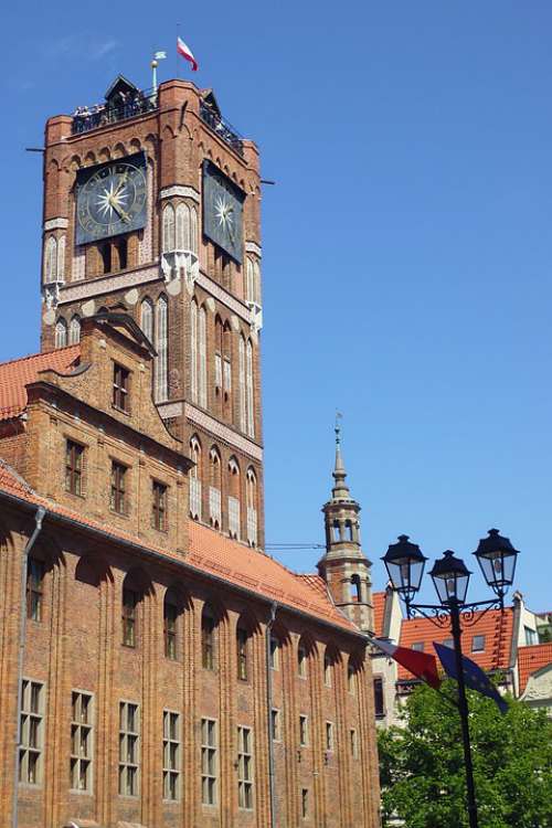 The Town Hall Toruń Poland Monuments Old