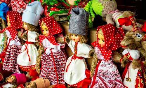 Toy Folk Vintage Children Russia Russian Handmade