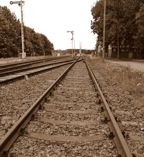 Tracks Railway Rails Pkp Travel Way Traction