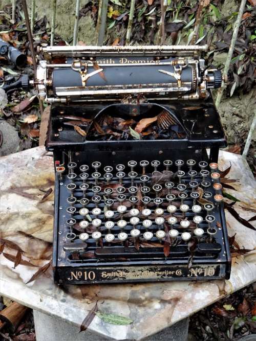 Typewriter Antique Retro Write Old Machine Writer