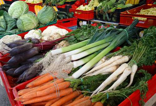 Vegetables Market A Vegetable Eating Jarzyna Food