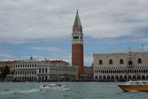 Venice Italy Architecture Ocean Clock Tower