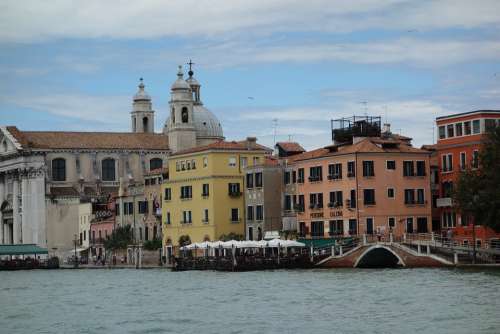 Venice Italy Architecture Ocean Bridge