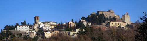 Verucchio Romagna Landscape Valmarecchia Hills