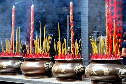 Vietnam Incense Fragrance Asia Buddhism Religion
