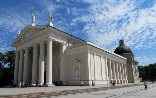 Vilnius Lithuania The Cathedral Architecture