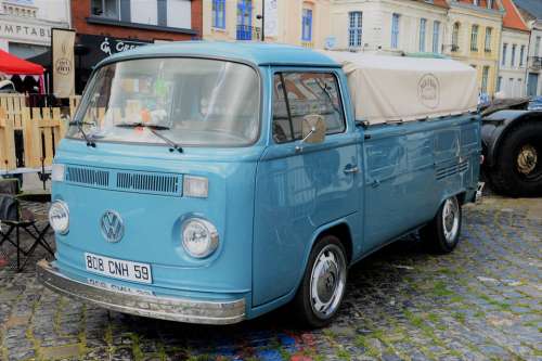 Volkswagen Type 2 Van Car Vehicle Automobile Retro