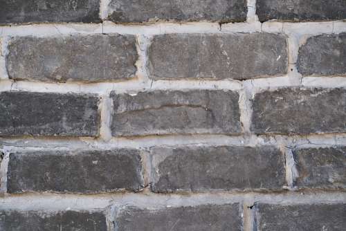 Wall Surface Ground Brick Black Construction