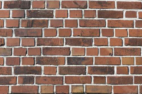 Wall Bricks Texture Pattern Masonry Red Mortar