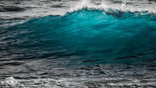 Wave Transparent Turquoise Sea Water Nature
