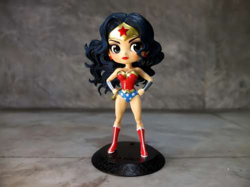 Wonder Woman Toy Figurine Small Cute Colorful