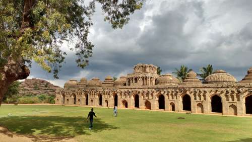 Hampi Courtyard