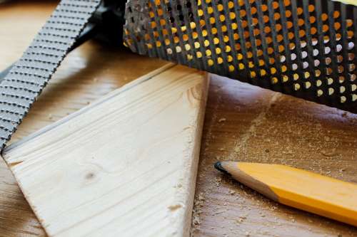 A Close Up Of Wood Working Tools Photo