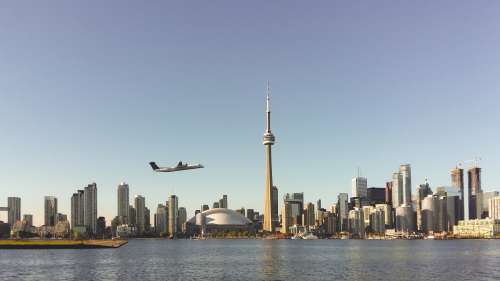 Plane Takes Off In Toronto Photo