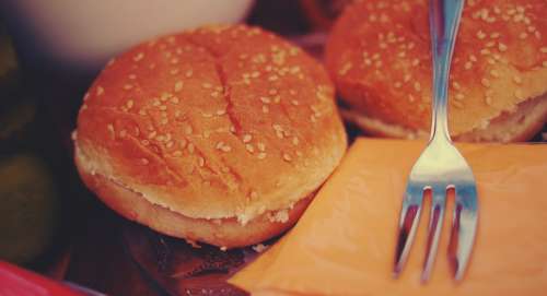 summer barbecue bbq fork burgers