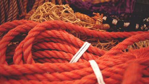 ropes rope red rope maritime yacht