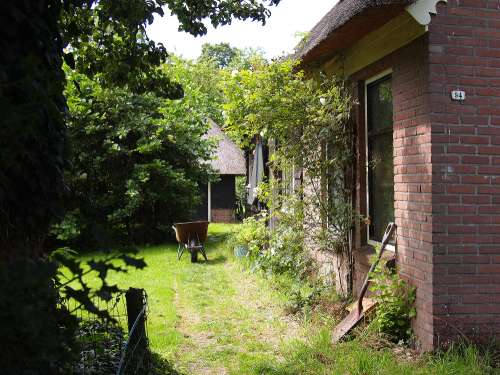 dutch building garden green netherlands