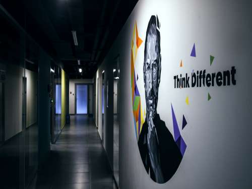 steve jobs drawing wall drawing office tekwill