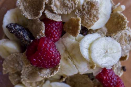 oats corn flakes raspberry health healthy food
