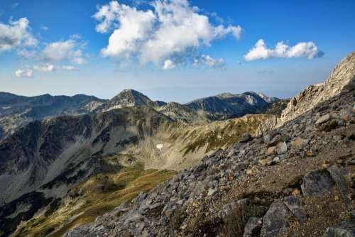 landscape mountain nature peak high