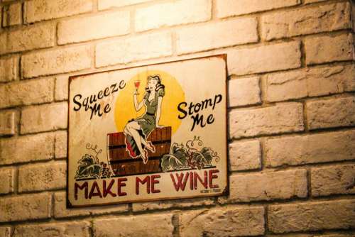 vintage sign signs wine