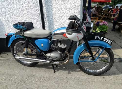 BSA motorbike vintage antique