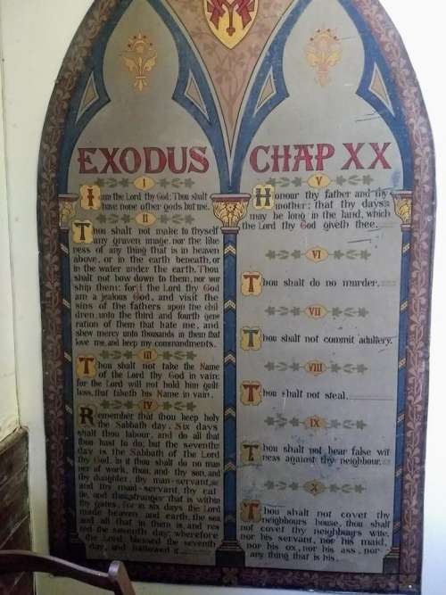 ten commandments exodus church