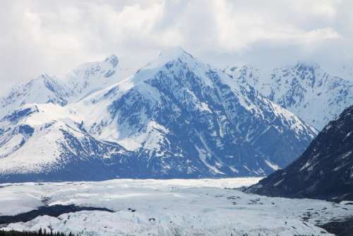 Glacier Ahead mountains scenery landscape