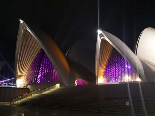 Sydney Opera House Sydney Australia lights festival