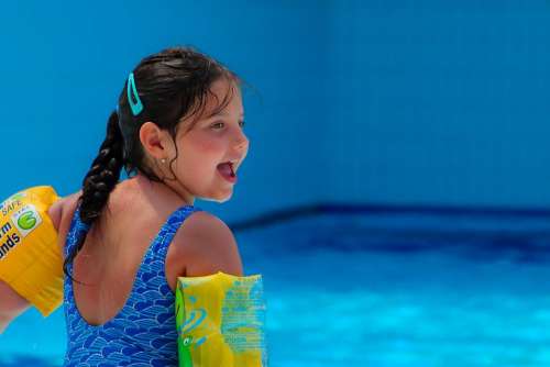 water swimmingpool summer childhood child