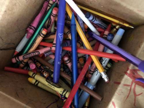 pens crayons art art supplies supplies