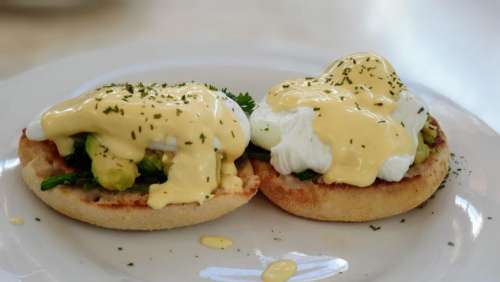 eggs benedict eggs lunch food breakfast