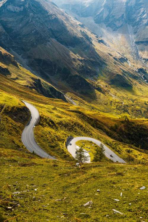 Dream Drive on Grossglockner Mountain Road Free Photo