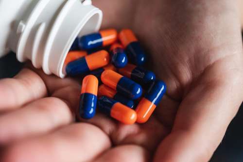 Handful of Smartdrugs Pills Free Photo