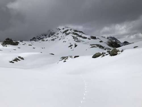 Alpine Route Alps Alpine Adventure Walk Sky Tops