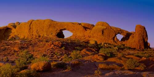 Arches National Park North Window Arch