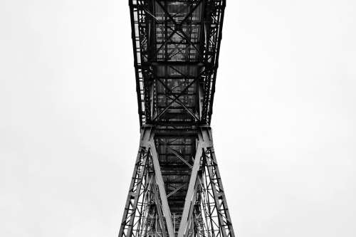 Architecture Bridge Structure Steel Landmark Metal