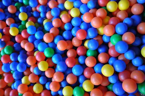 Ball Pit Balls Colorful Play Plastic Toys Fun