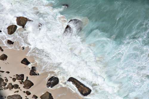 Beach Waves Shore Sea Water Wave Ocean Coast