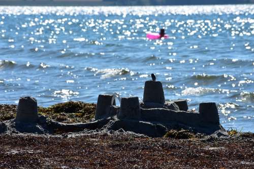 Beach Sea Sandcastle Vacation Sunny Tourism