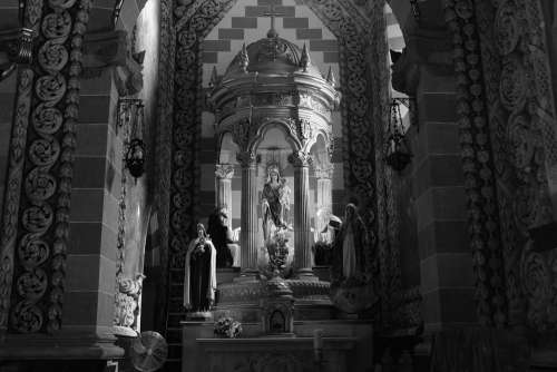Black And White Iglesia Catedral Cathedral Religion