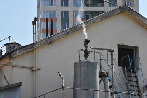 Boiler Heating Mechanism Pipe Rust Industry Old