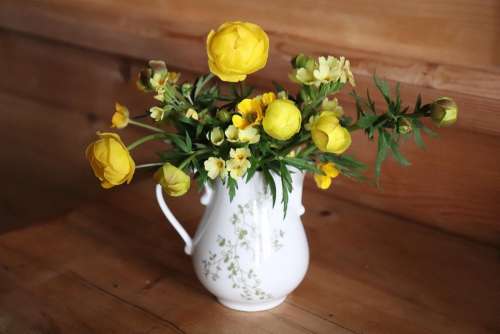 Bouquet Yellow Flowers Natural Mountain Bouquet