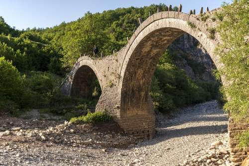 Bridge Old Stone Historically Medieval Stones