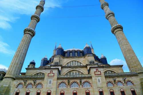 Cami Minaret Islam Architecture Religion Travel