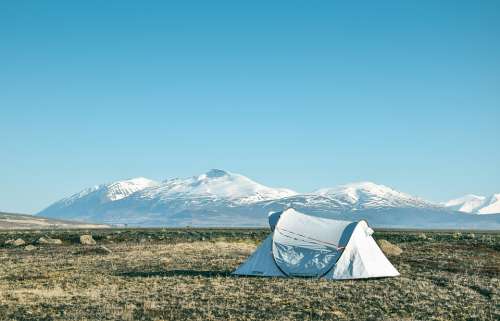 Camp Mountains Iceland Scenic View Landscapes