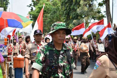 Carnival Indonesia People Man Army Person