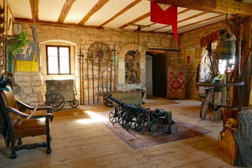 Castle Castle Room Setup Utensils Middle Ages